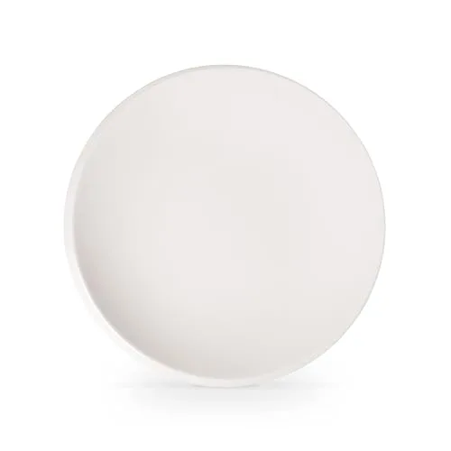 Villeroy & Boch - NewMoon Assiette Plate Blanc, Garanti Lave-Vaisselle, Compatible Micro-Ondes, Vaisselle en Céramique, Porcelaine Haut de Gamme