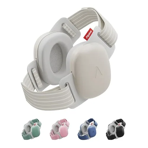 Alpine Muffy Baby Comfort ochraniacze uszu dla niemowląt i małych dzieci, certyfikat CE i UKCA, opaska na głowę dla bezpiecznego dopasowania i komfortu, regulowana, dla dzieci w wieku do 48 miesięcy
