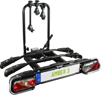 EUFAB 11555 fietsendrager Amber III, zwart, ca. 102 x 74 x 72 cm
