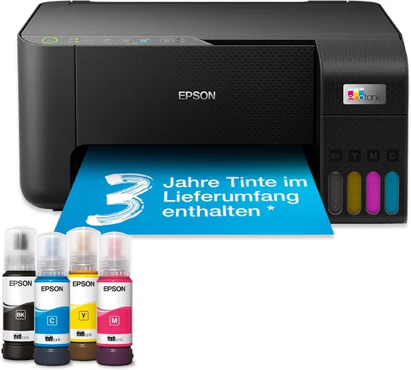 Epson EcoTank ET-2862 DIN-A4 wielofunkcyjna drukarka atramentowa Wi-Fi, z zapasem atramentów do 3 lat