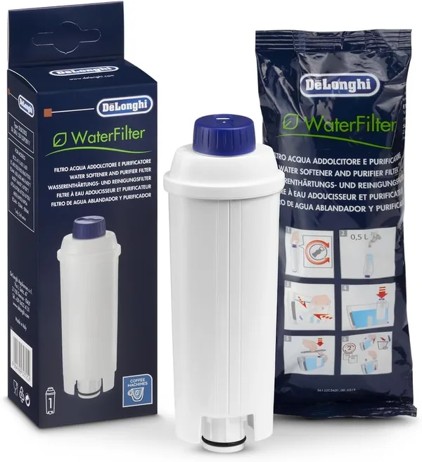De’Longhi Waterfilter Wkład Filtrujący, Biały/Niebieski, ‎0.3 l