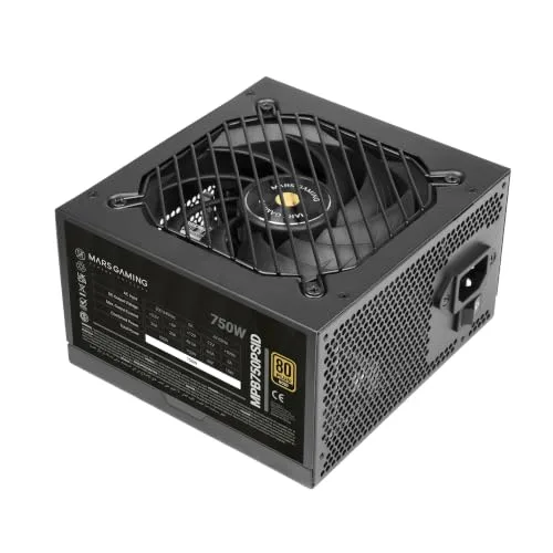 Mars Gaming MPB750PSID Fonte PC ATX 750W 10 Anni Garanzia 80Plus Gold 90%