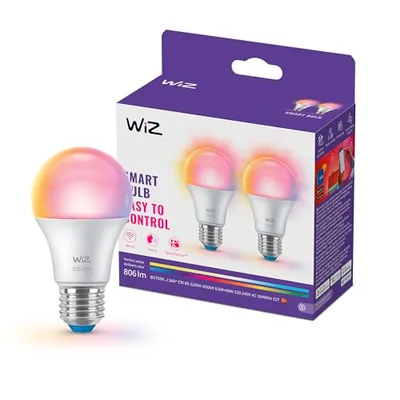 WiZ Smart LED Żarówka A60, 2 Szt