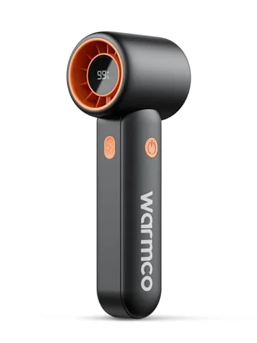 Warmco H5 wentylator ręczny, akumulator, ładowany, 5000 mAh, przenośny mini wentylator