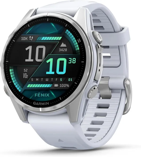 Garmin Fenix 8 43mm AMOLED Bare SS/Whitestone