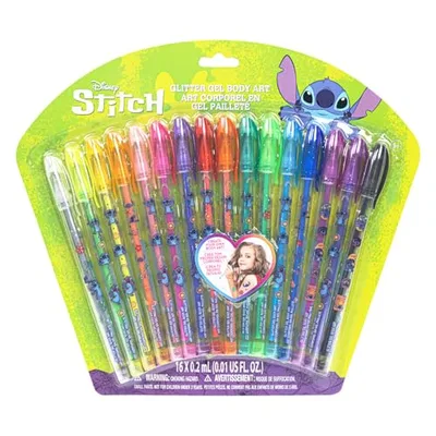 Stitch Zestaw Brokat Body Art 16 szt Dziewczynki 3+