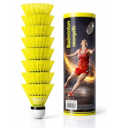 TK Gruppe Timo Klingler Palline da Badminton Gialle per Allenamento e Competizione, per Esterni e Interni