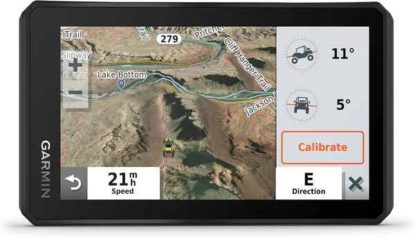 Garmin Tread Powersport Off-Road Navigator, include mappatura topografica, informazioni sul terreno privato e pubblico e altro, display da 5,5 pollici