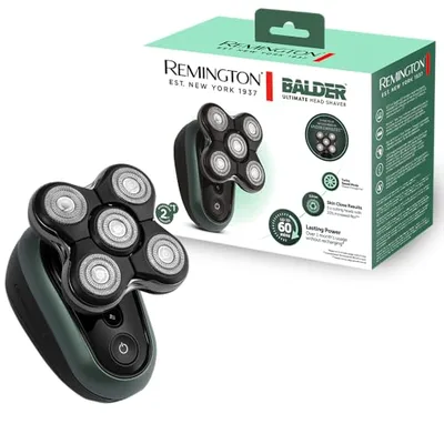 Remington golarka elektryczna do głowy, rotacyjna, wodoodporna, bezprzewodowa, golenie na sucho i mokro, Ultimate RX7 XR1600