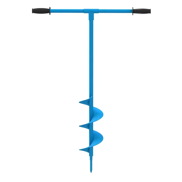 Güde GH 150 - Trapano manuale per messa a terra, lunghezza totale 104 cm, diametro 15 cm, per fissare pali di recinzione, piantare, ecc., maniglie antiscivolo, grande manico a croce in metallo per una