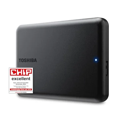 TOSHIBA Canvio Partner 1TB - Tragbare Externe 2,5''-Festplatte, USB 3.2, kompatibel mit Mac und Windows. (HDTB510EK3AB)