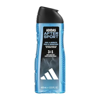 adidas 3in1 After Sport Duschgel für ihn, mit aromatisch-frischem Duft, 400 ml