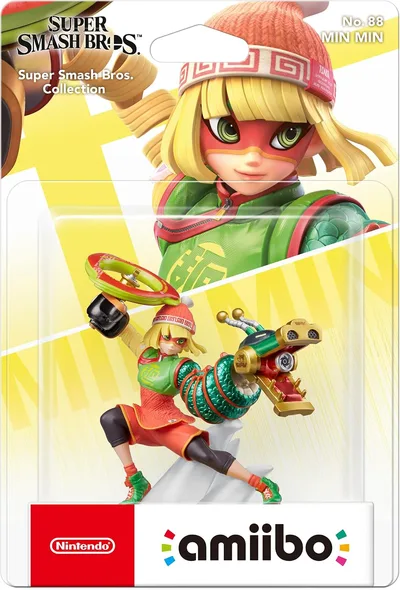 Nintendo amiibo Min Min Super Smash Bros. Personnage de jeu interactif