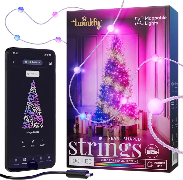 TWINKLY STRINGS 100 - PEARL RGB USB-C