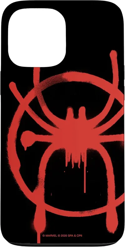 Marvel Spider-Man en el Spider-Verse Icon de Miles Morales Carcasa para iPhone 13 Pro MAX