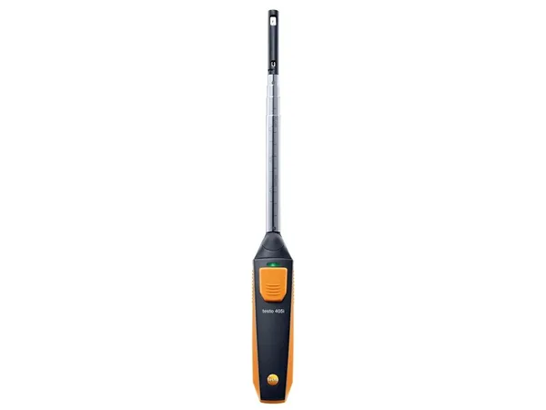 Testo 405i. anemometr, do 30m/s 60°C maks. temp., 0,01 m/s, temperatura prędkości powietrza, typ NTC, drut termiczny