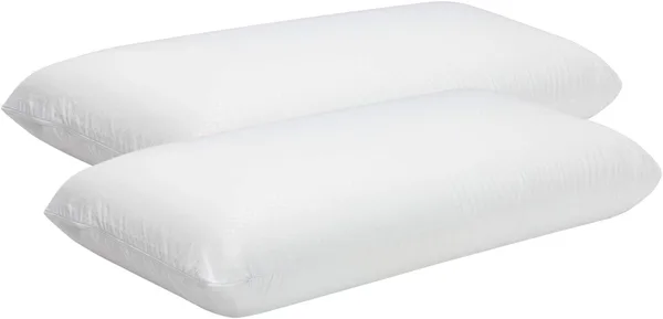 PIKOLIN Kopfkissen 70 cm (2er Pack). Viskoelastische Schaumstofffüllung, Nackenstützkissen in Hotel-Qualität, ergonomische Nackenanpassung, alle Schlaftypen, mittlere Festigkeit