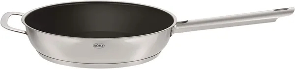 RÖSLE ELEGANCE Bratpfanne, Hochwertige Universalpfanne mit Antihaftversieglung ProPlex, 32 cm, Edelstahl 18/10, Induktionsgeeignet, Spülmaschinengeeignet, 59.9 x 33.5 x 7.5 cm