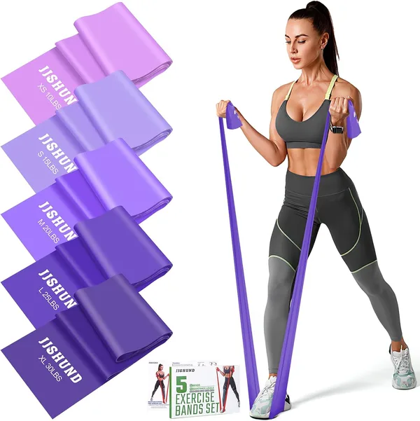 jjshund Resistance Bands - Fasce di Resistenza Unisex Adulto