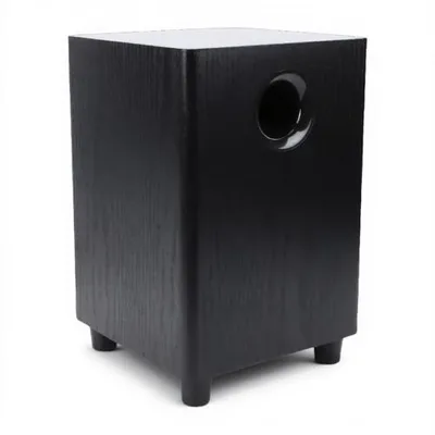 ASHATA Subwoofer Pasivo de 6,5 Pulgadas, Potencia de 100 W, Graves Potentes, Sonido Potente, Material de Madera de Fibra Sintética, Altavoz Pasivo Independiente para Fiesta de Cine en