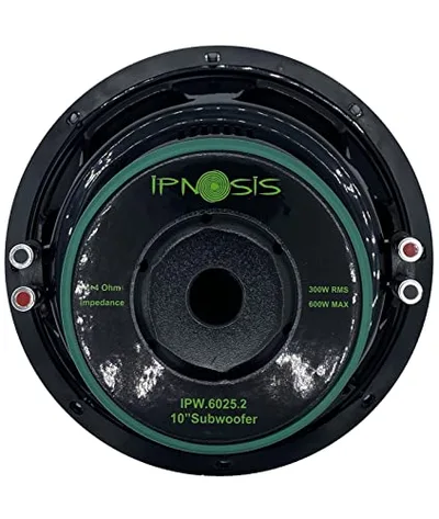 IPNOSIS IPW 6025.2 Subwoofer 25 cm (10") | 300/600 W | Impedancia 2+2 Ohm | 86 dB