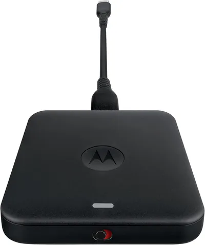 Motorola Drive MA2 - Adattatore wireless Android Auto, sviluppato da Google, Wi-Fi 5 GHz, connessione automatica Bluetooth, USB-A e USB-C, multipunto